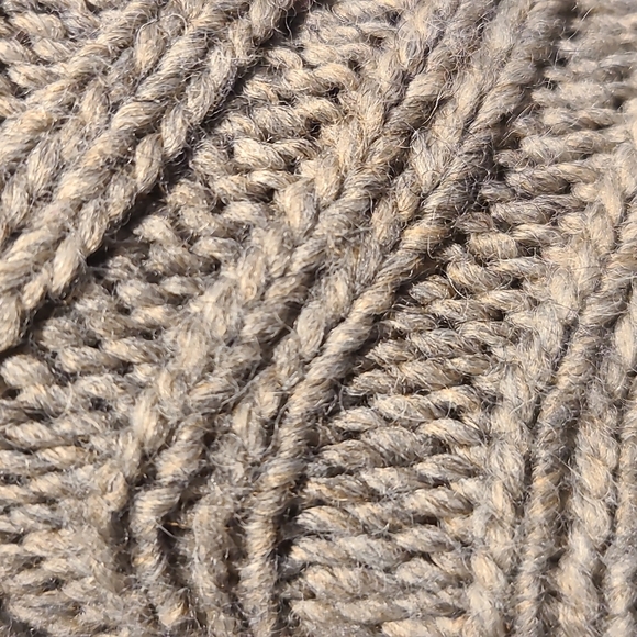 Soft Surroundings Over-sized Grey Knitted Sweater - Picture 6 of 7